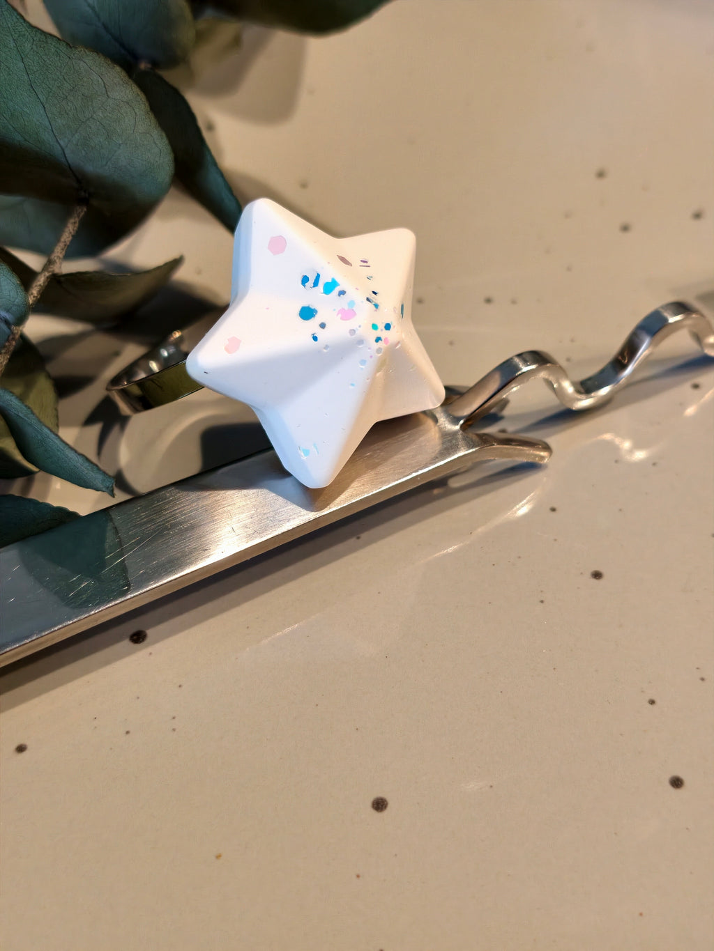 6er Set Serviettenring "Star"
