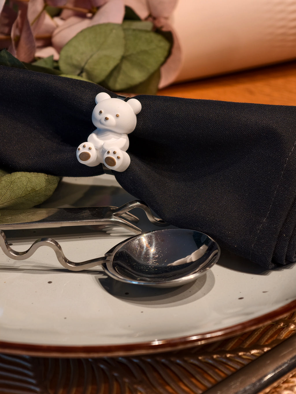 6er Set Serviettenring "Teddy"