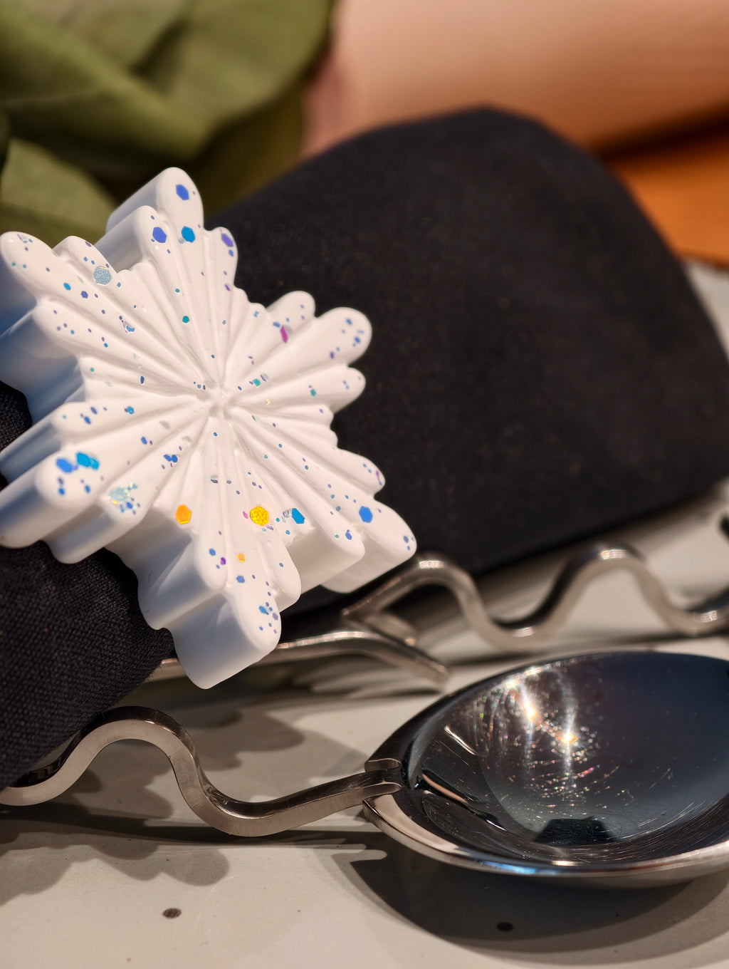 6er Set Serviettenring "Snowflake"